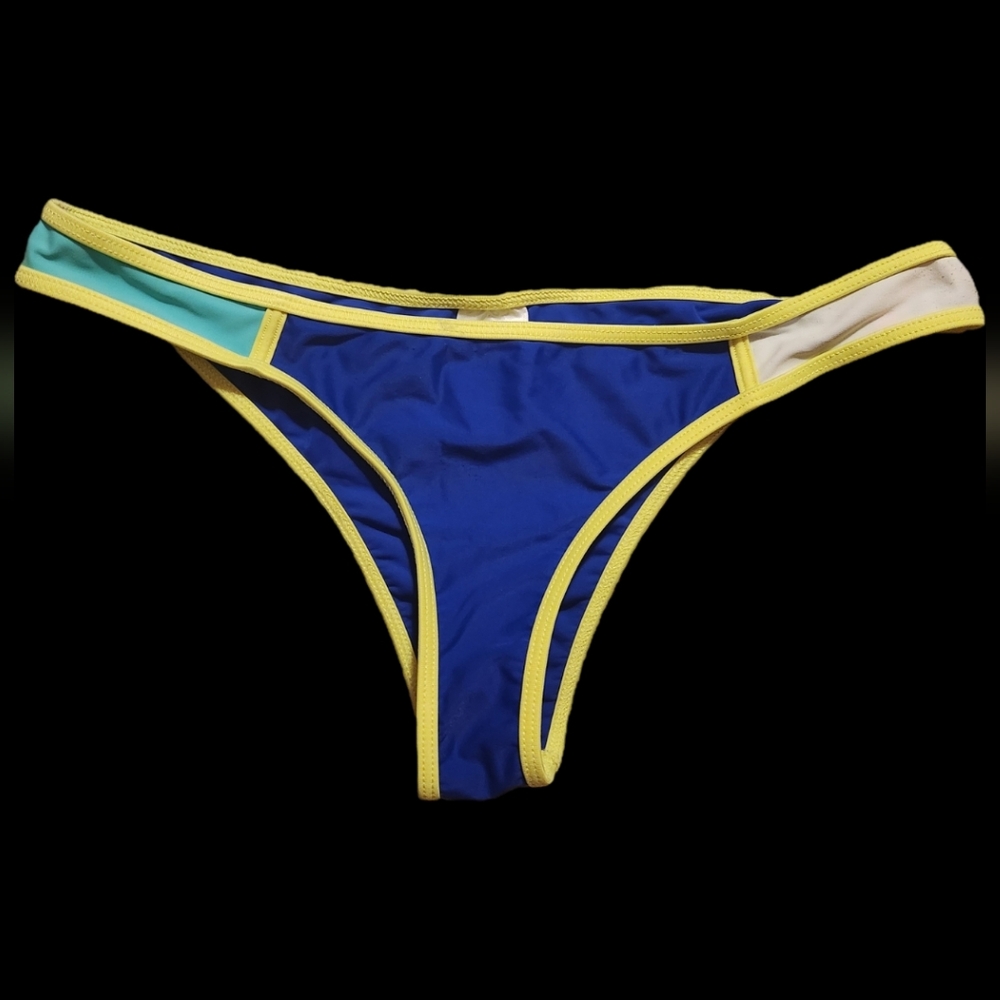🌟2/$20🌟Body Glove Blue and Yellow Bikini Bottom Size M